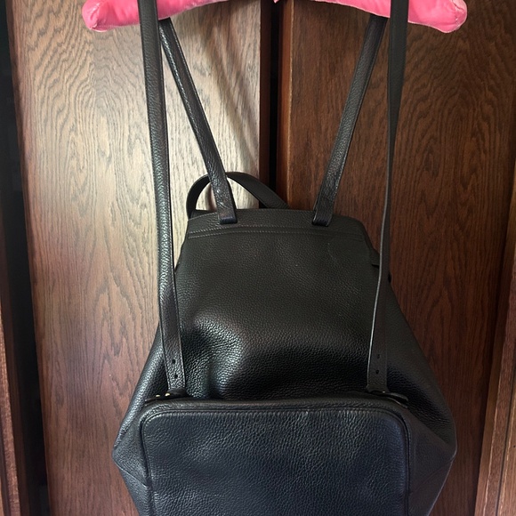Cuyana Black Leather Backpack 13” - Picture 5 of 5